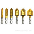 Hex Shank HSS 5 Flute Countersink Drill